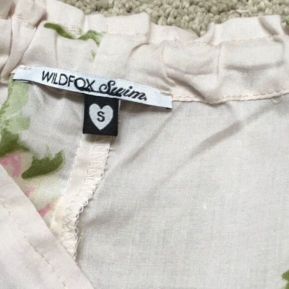 WILDFOX Pink Petals coverup/sleep shorts. NWOT - Picture 5 of 5